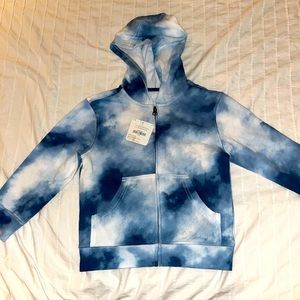Gymboree tie dye Hooded Zip Up Sweatshirt